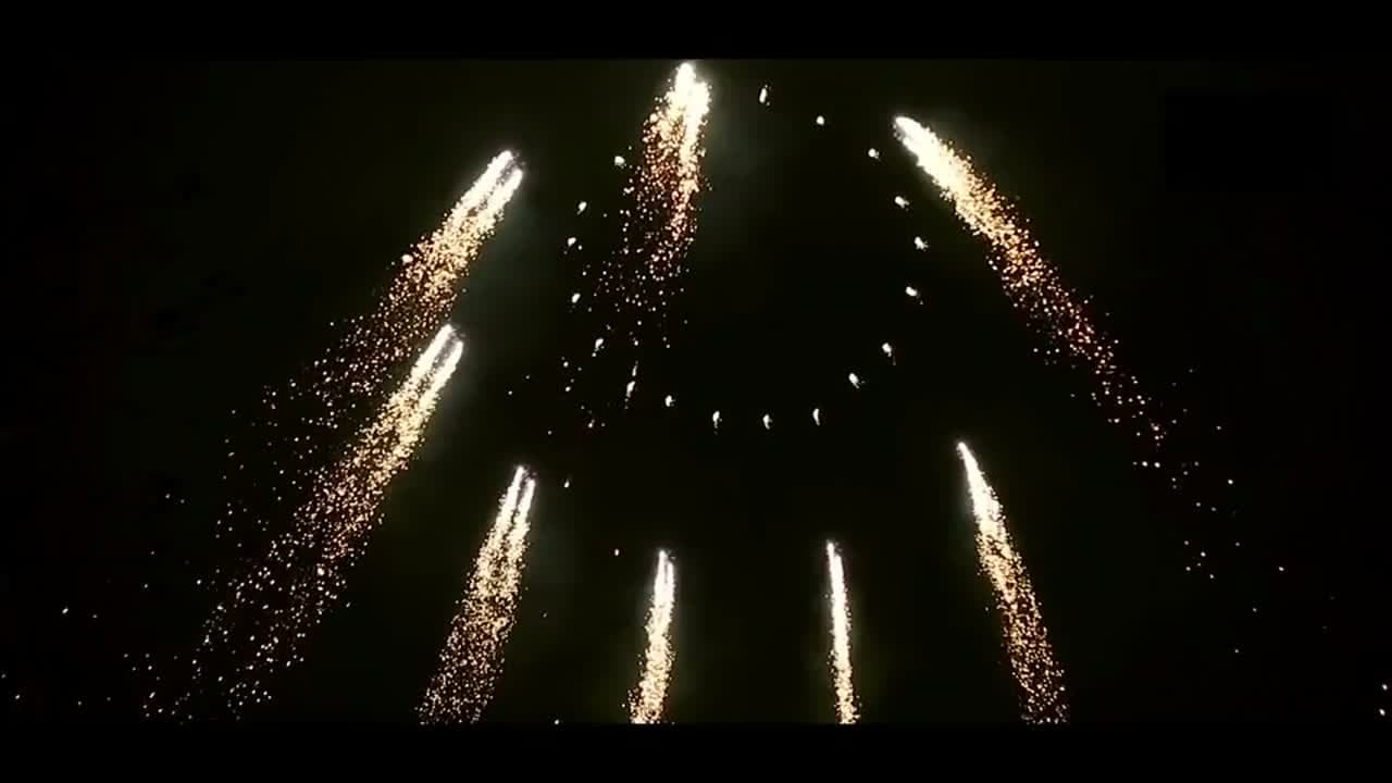 夜间活动中的冷焰火效果参考